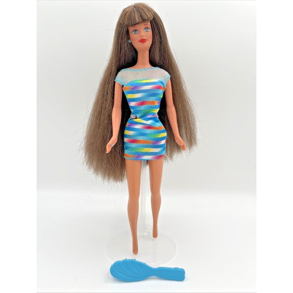 Vintage 1997 Bead Blast Barbie Brunette #18891‎ Mattel